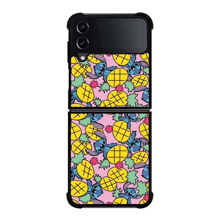 LILO AND STITCH PINEAPPLE PATTERN Samsung Galaxy Z Flip 4 Case Cover