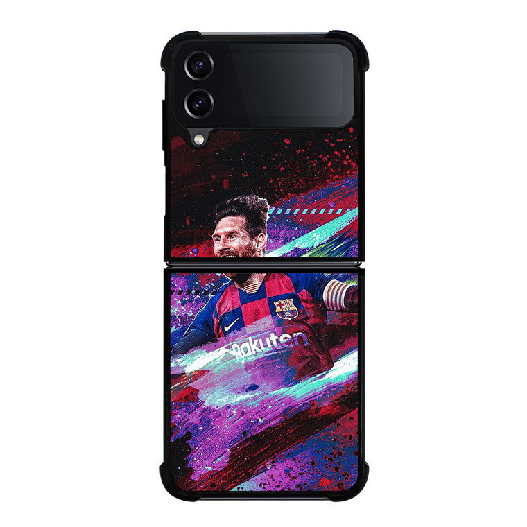 LIONEL MESSI BARCELONA ART Samsung Galaxy Z Flip 4 Case Cover