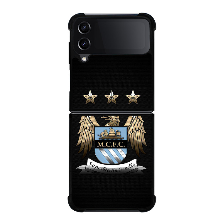 MANCHESTER CITY LOGO 2 Samsung Galaxy Z Flip 4 Case Cover