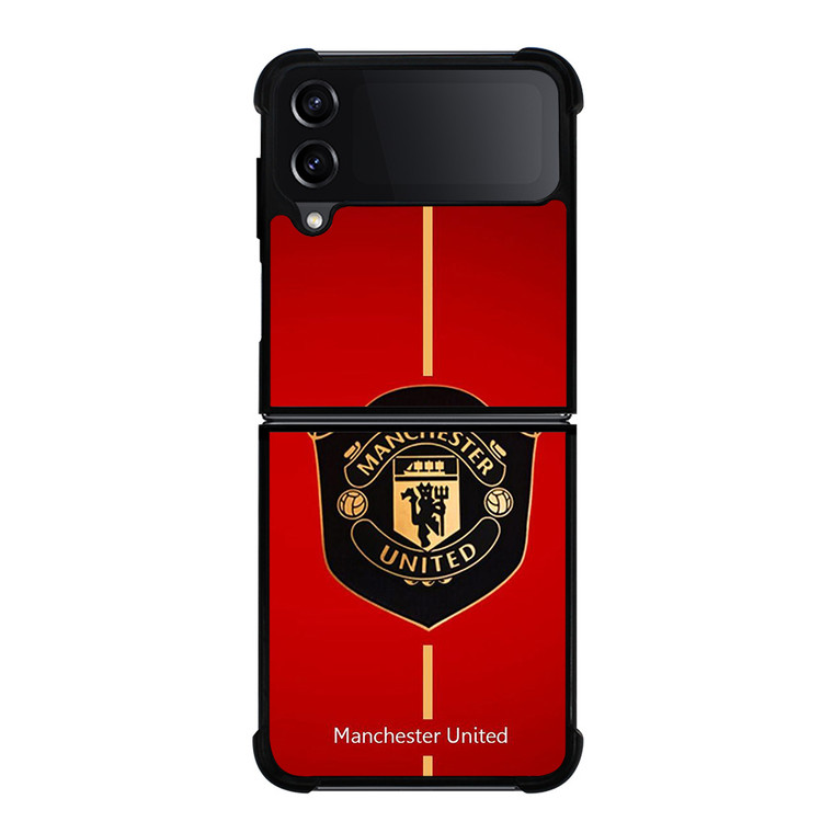 MANCHESTER UNITED MU LOGO Samsung Galaxy Z Flip 4 Case Cover