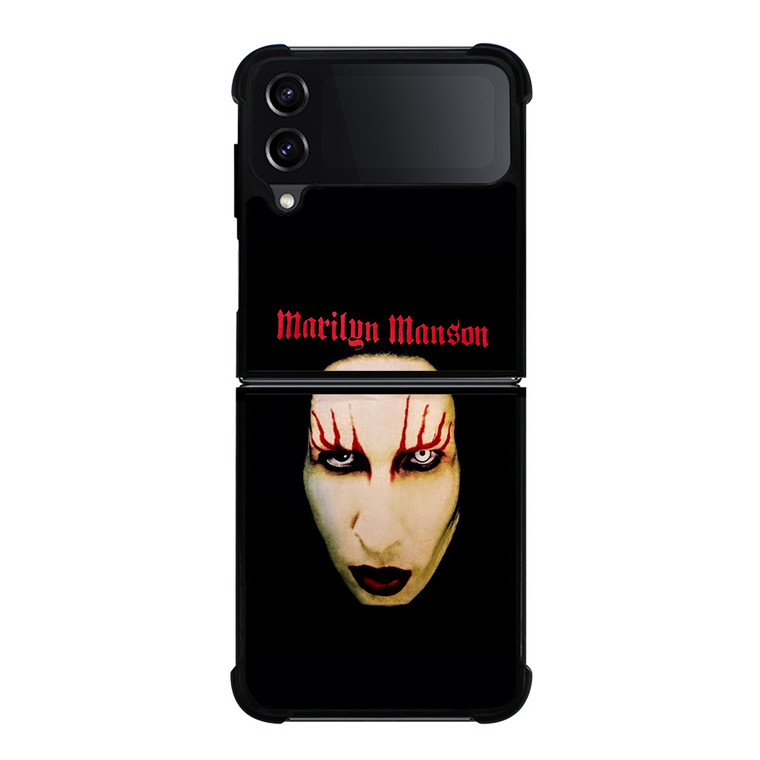 MARILYN MANSON SCARY FACE Samsung Galaxy Z Flip 4 Case Cover