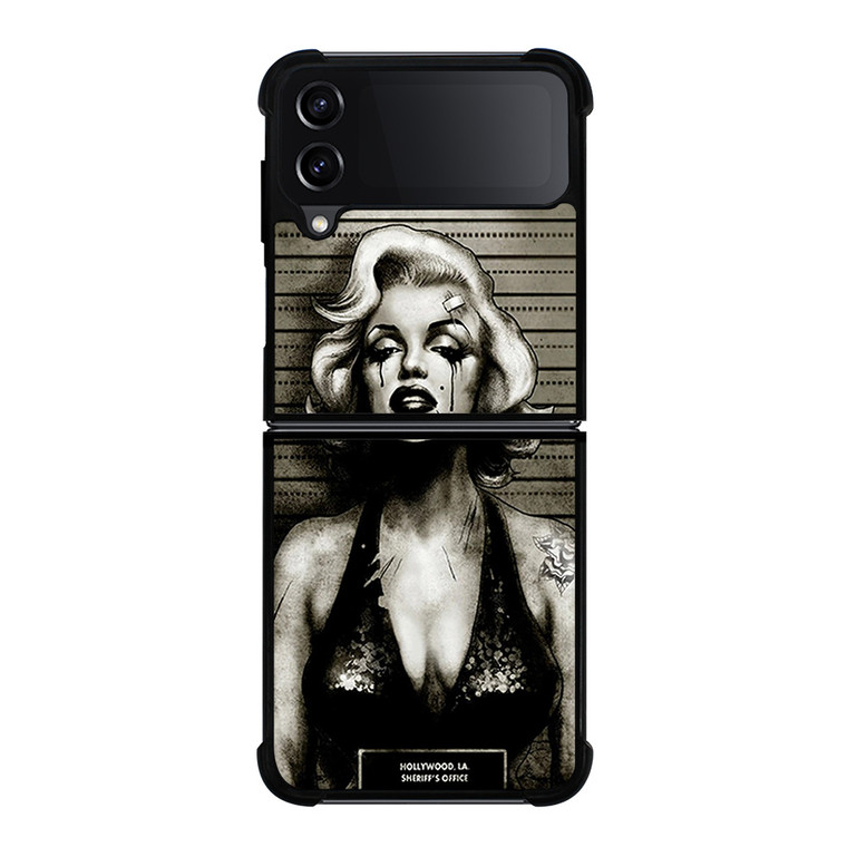 MARILYN MONROE CRIME Samsung Galaxy Z Flip 4 Case Cover