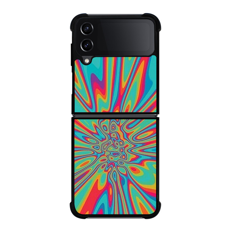 MELTED COLORFUL CHROME Samsung Galaxy Z Flip 4 Case Cover