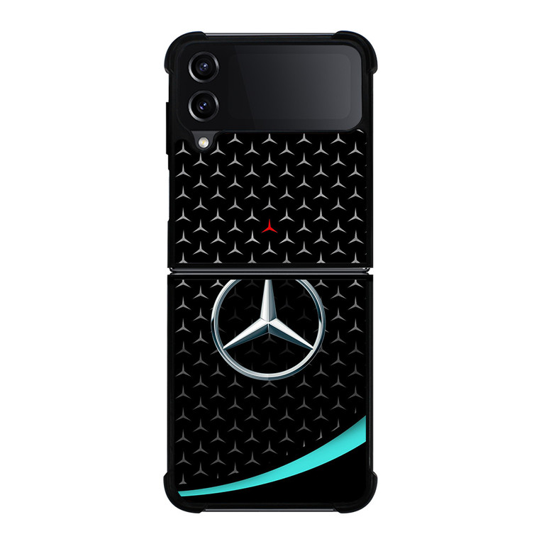 MERCEDES BENZ PATTERN LOGO Samsung Galaxy Z Flip 4 Case Cover