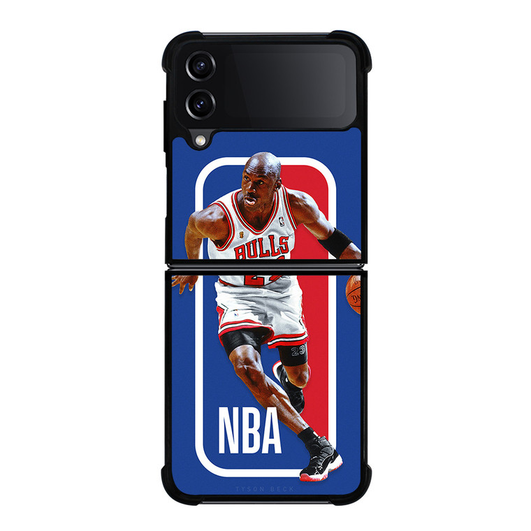 MICHAEL JORDAN NBA LOGO Samsung Galaxy Z Flip 4 Case Cover