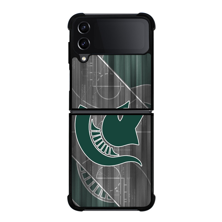 MICHIGAN STATE SPARTANS LOGO Samsung Galaxy Z Flip 4 Case Cover