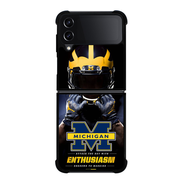 MICHIGAN WOLVERINES Samsung Galaxy Z Flip 4 Case Cover