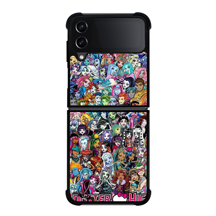 MONSTER HIGH COLLAGE Samsung Galaxy Z Flip 4 Case Cover