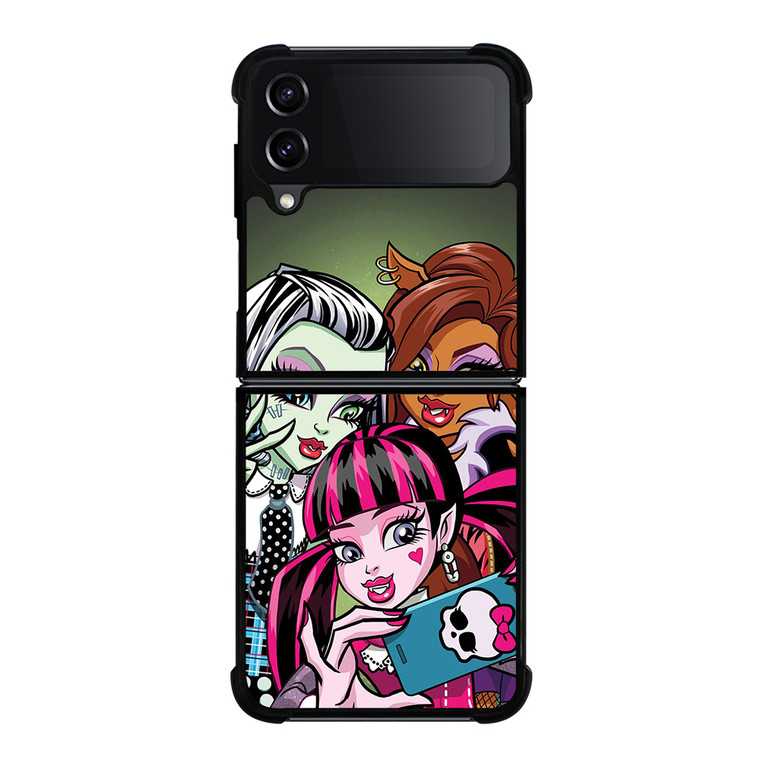 MONSTER HIGH SELFIE Samsung Galaxy Z Flip 4 Case Cover