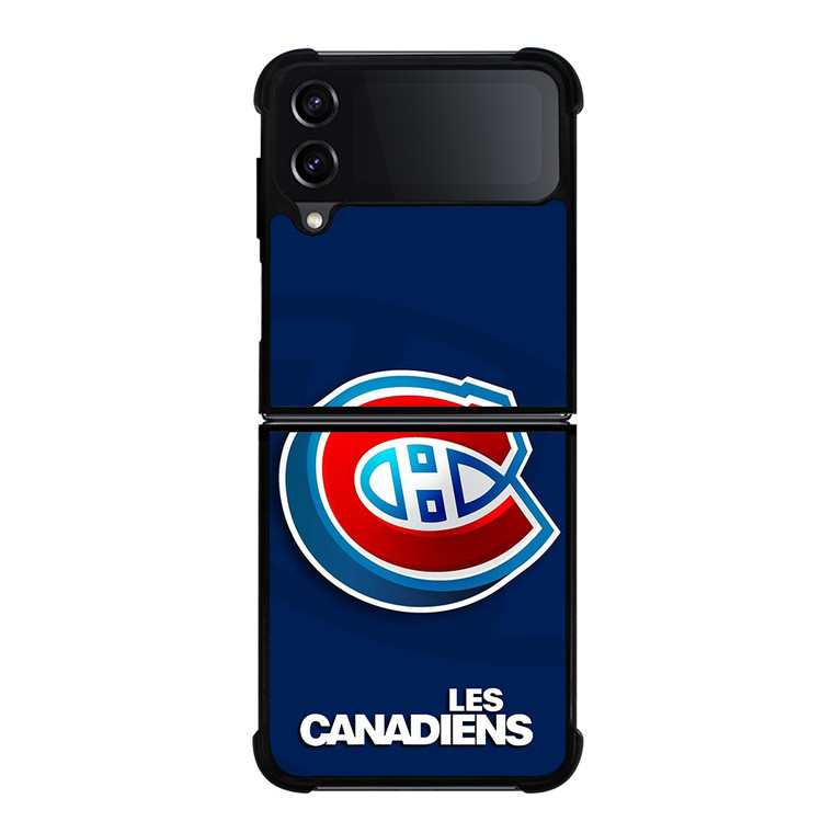 MONTREAL LES CANADIENS NHL 3D LOGO Samsung Galaxy Z Flip 4 Case Cover