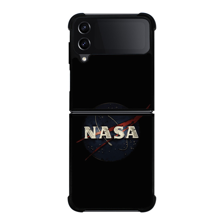 NASA METAL LOGO BADGE Samsung Galaxy Z Flip 4 Case Cover