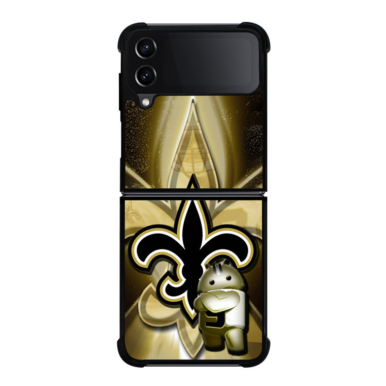 NEW ORLEANS SAINTS NFL Samsung Galaxy Z Flip 4 Case Cover