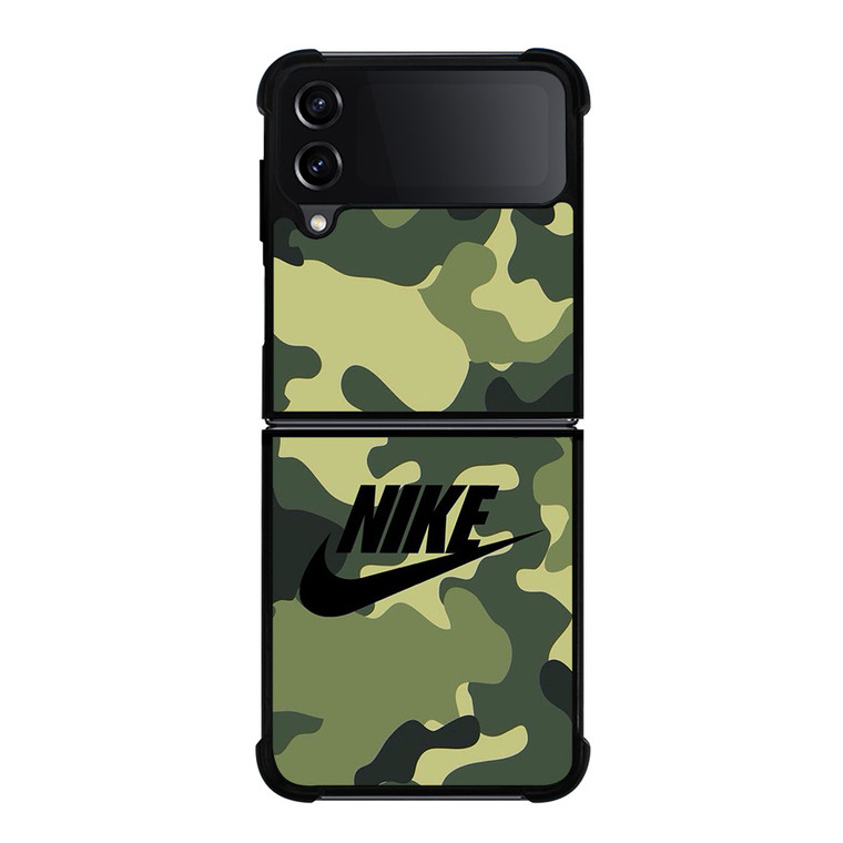 NIKE LOGO CAMO Samsung Galaxy Z Flip 4 Case Cover