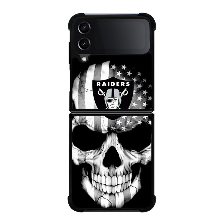 OAKLAND RAIDERS SKULL Samsung Galaxy Z Flip 4 Case Cover
