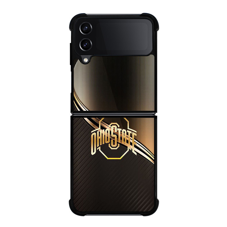 OHIO STATE FOOTBALL GOLD LOGO Samsung Galaxy Z Flip 4 Case Cover