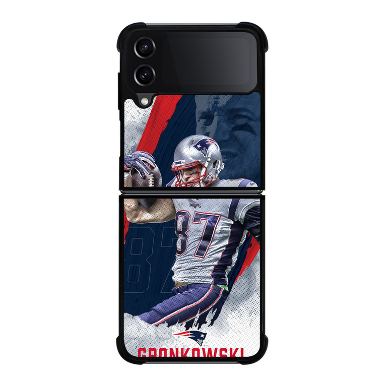 PATRIOTS ROB GRONKOWSKI NFL Samsung Galaxy Z Flip 4 Case Cover
