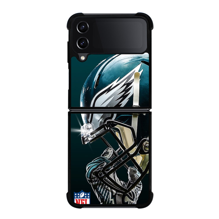 PHILADELPHIA EAGLES NFL HELMET Samsung Galaxy Z Flip 4 Case Cover