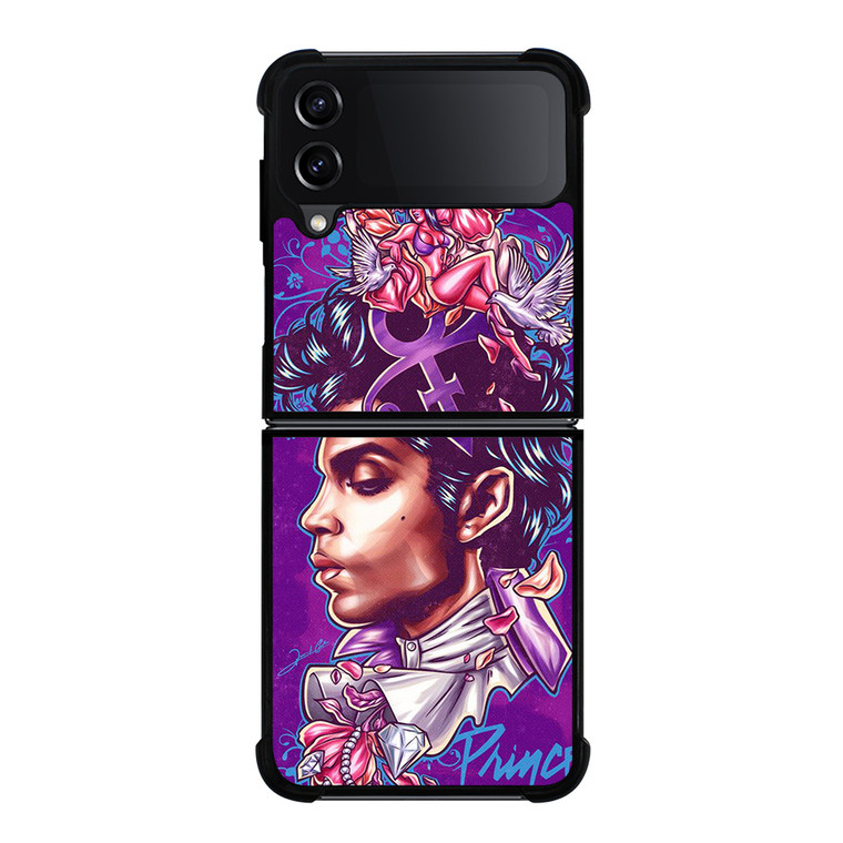 PRINCE PURPLE RAIN ART Samsung Galaxy Z Flip 4 Case Cover