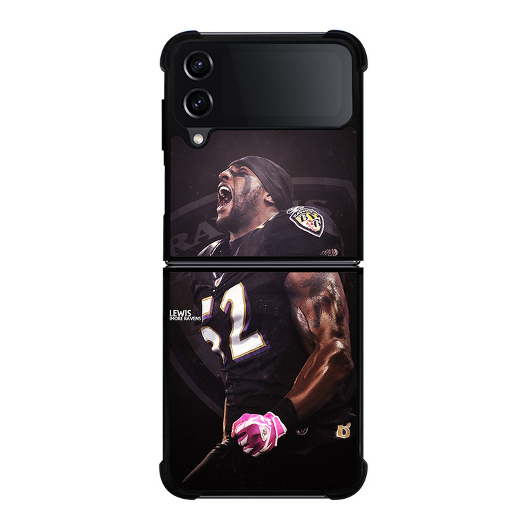 RAY LEWIS BALTIMORE RAVENS NFL Samsung Galaxy Z Flip 4 Case Cover