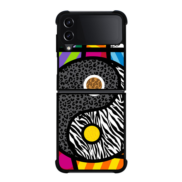 ROMERO BRITTO YIN YANG Samsung Galaxy Z Flip 4 Case Cover