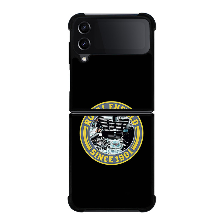 ROYAL ENFIELD ENGINE BADGE Samsung Galaxy Z Flip 4 Case Cover
