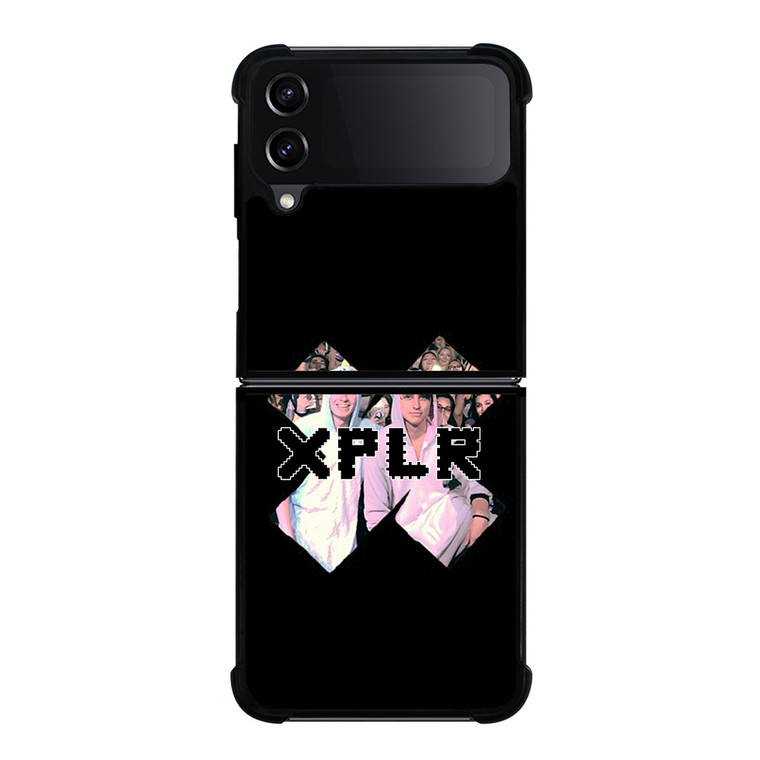 SAM AND COLBY XPLR LOGO Samsung Galaxy Z Flip 4 Case Cover