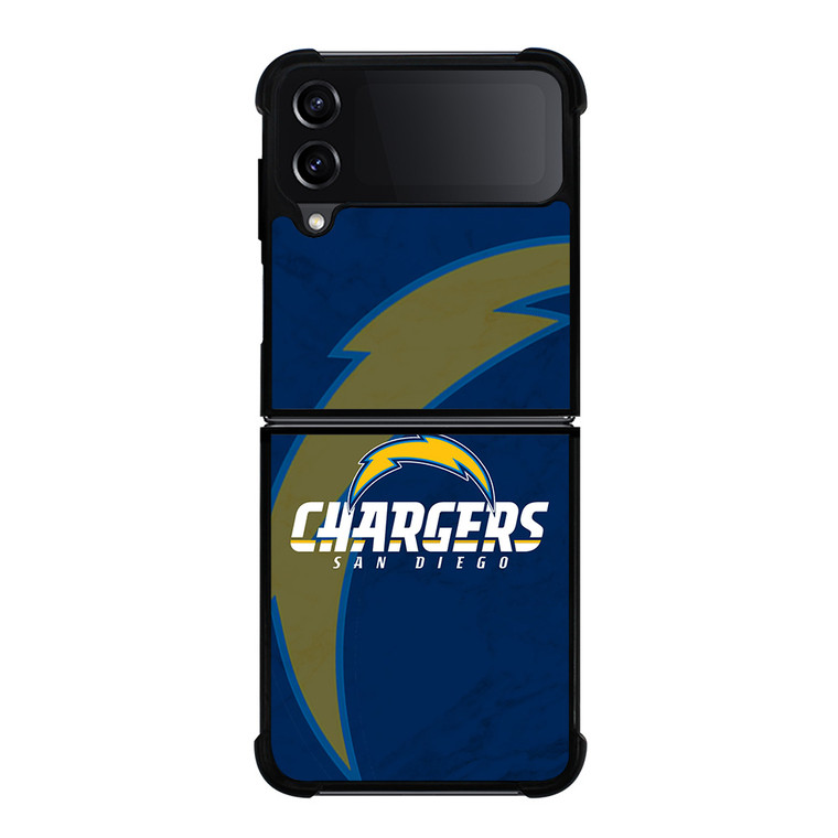 SAN DIEGO CHARGERS MARBLE Samsung Galaxy Z Flip 4 Case Cover