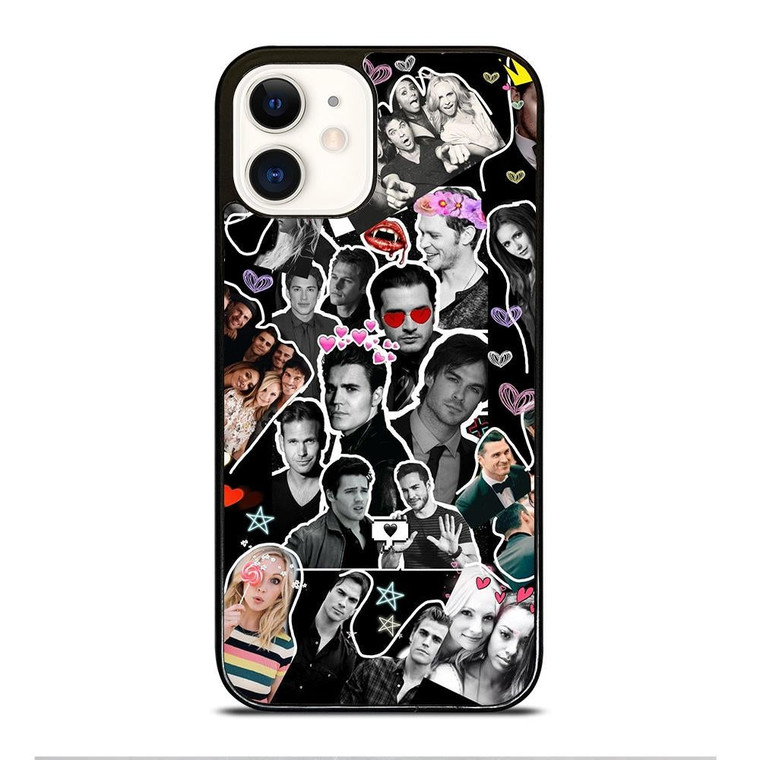 THE VAMPIRE DIARIES COLLAGE iPhone 12 Case Cover