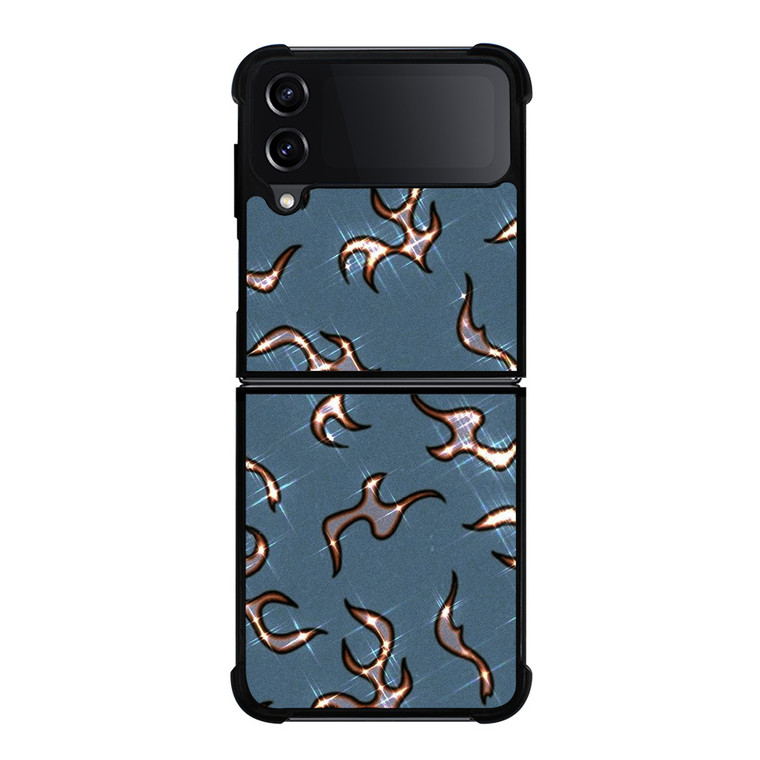 SHINY FIRE PATTERN Samsung Galaxy Z Flip 4 Case Cover