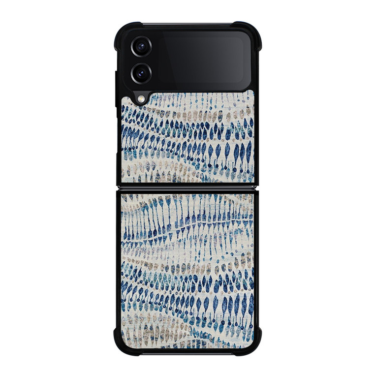 STRETCHED WAVY CHIFFON FABRIC Samsung Galaxy Z Flip 4 Case Cover