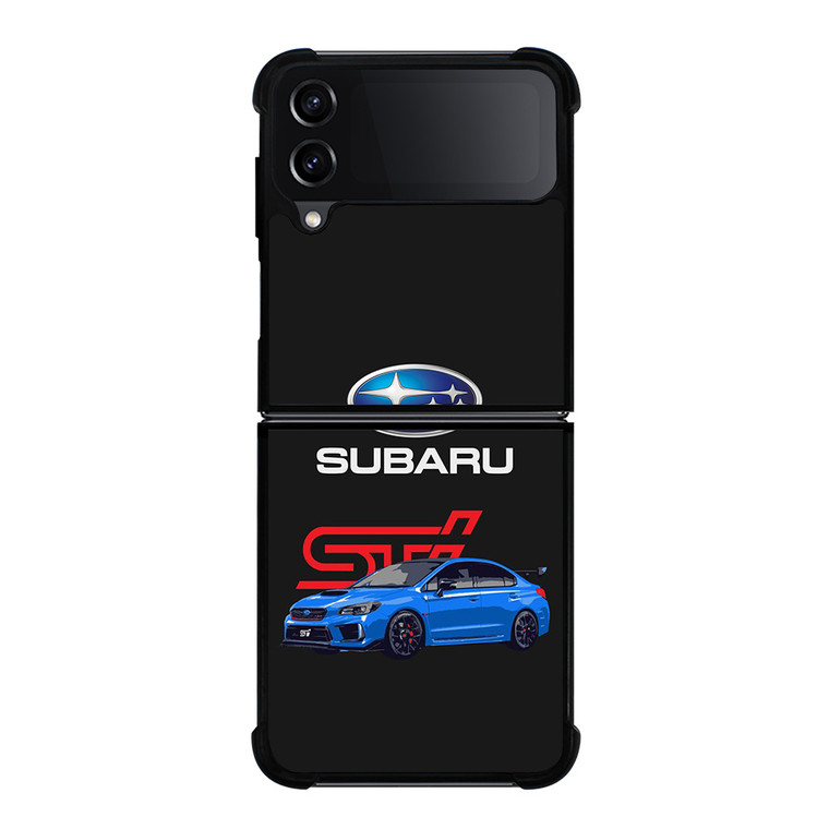 SUBARU STI CAR Samsung Galaxy Z Flip 4 Case Cover