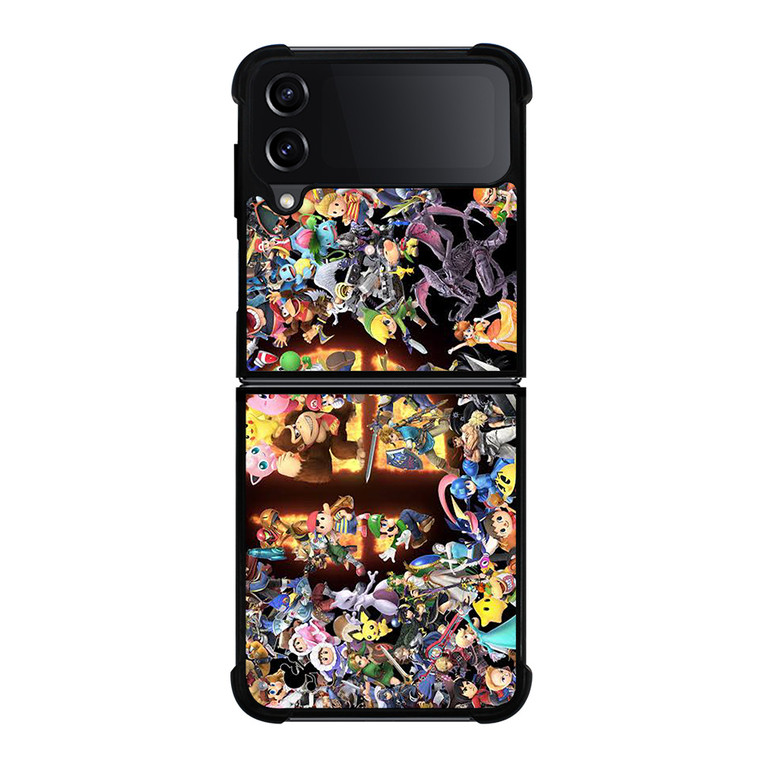 SUPER SMASH BROS GAME Samsung Galaxy Z Flip 4 Case Cover
