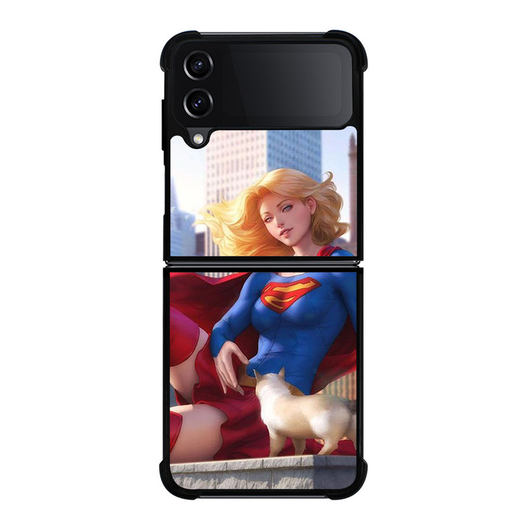 SUPERGIRL DC CARTOON Samsung Galaxy Z Flip 4 Case Cover