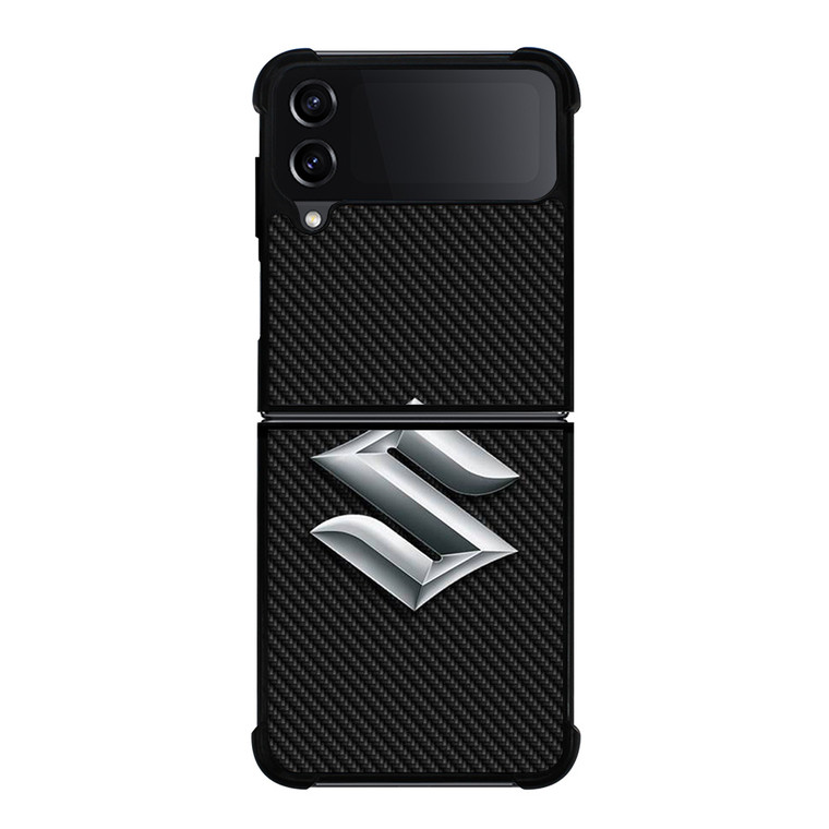 SUZUKI MOTOR CARBON LOGO Samsung Galaxy Z Flip 4 Case Cover