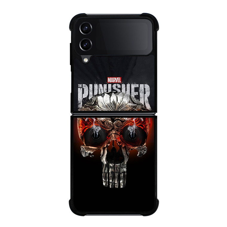 THE PUNISHER SKULL MARVEL Samsung Galaxy Z Flip 4 Case Cover