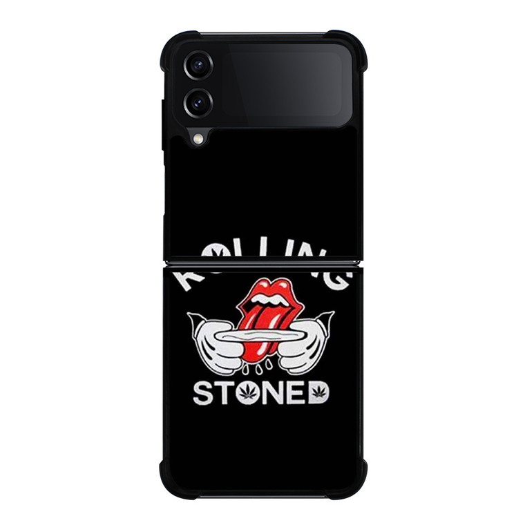 THE ROLLING STONES WEED LOGO Samsung Galaxy Z Flip 4 Case Cover