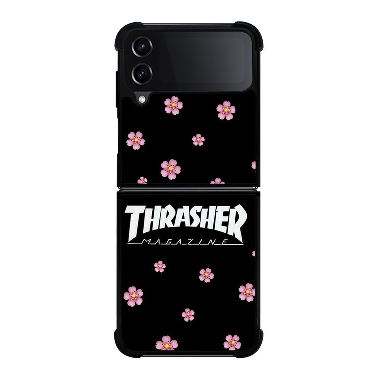 THRASHER SAKURA FLOWER Samsung Galaxy Z Flip 4 Case Cover