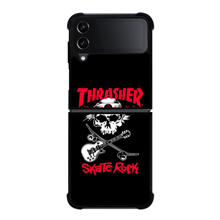 THRASHER SKATEBOARD MAGAZINE SKULL Samsung Galaxy Z Flip 4 Case Cover