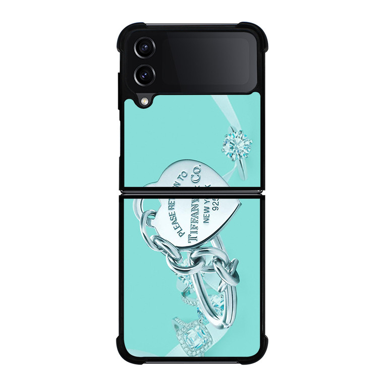 TIFFANY AND CO EMBLEM Samsung Galaxy Z Flip 4 Case Cover
