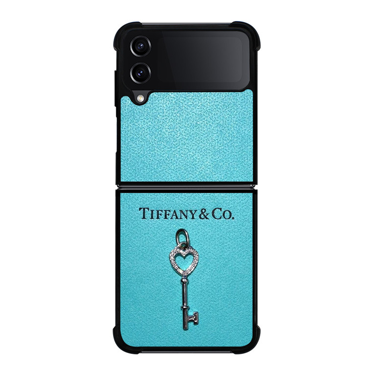 TIFFANY AND CO KEY LEATHER Samsung Galaxy Z Flip 4 Case Cover