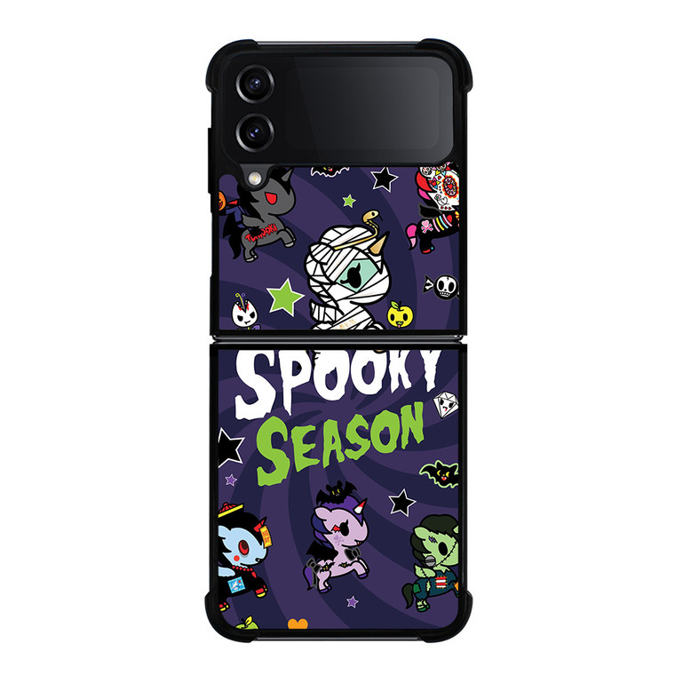 TOKIDOKI UNICORN SPOOKY Samsung Galaxy Z Flip 4 Case Cover TOKIDOKI UNICORN SPOOKY Samsung Galaxy Z Flip 4 Case Cover