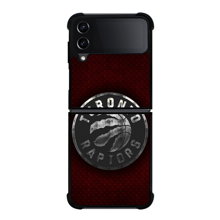 TORONTO RAPTORS RED METAL Samsung Galaxy Z Flip 4 Case Cover TORONTO RAPTORS RED METAL Samsung Galaxy Z Flip 4 Case Cover