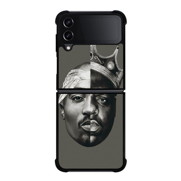 TUPAC AND NOTORIOUS BIG ART Samsung Galaxy Z Flip 4 Case Cover TUPAC AND NOTORIOUS BIG ART Samsung Galaxy Z Flip 4 Case Cover