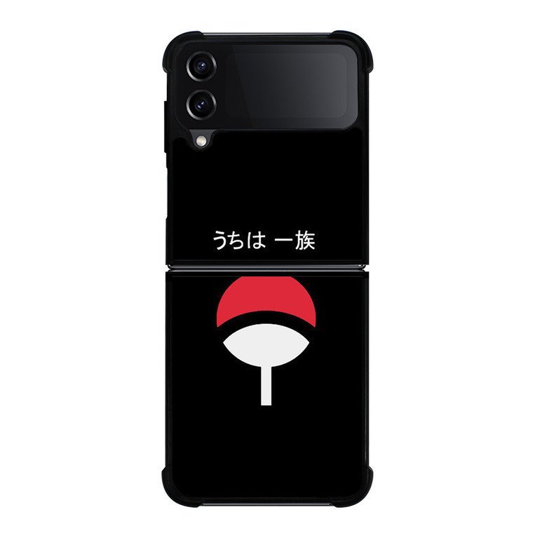 UCHIHA CLAN LOGO MINIMALIST Samsung Galaxy Z Flip 4 Case Cover UCHIHA CLAN LOGO MINIMALIST Samsung Galaxy Z Flip 4 Case Cover