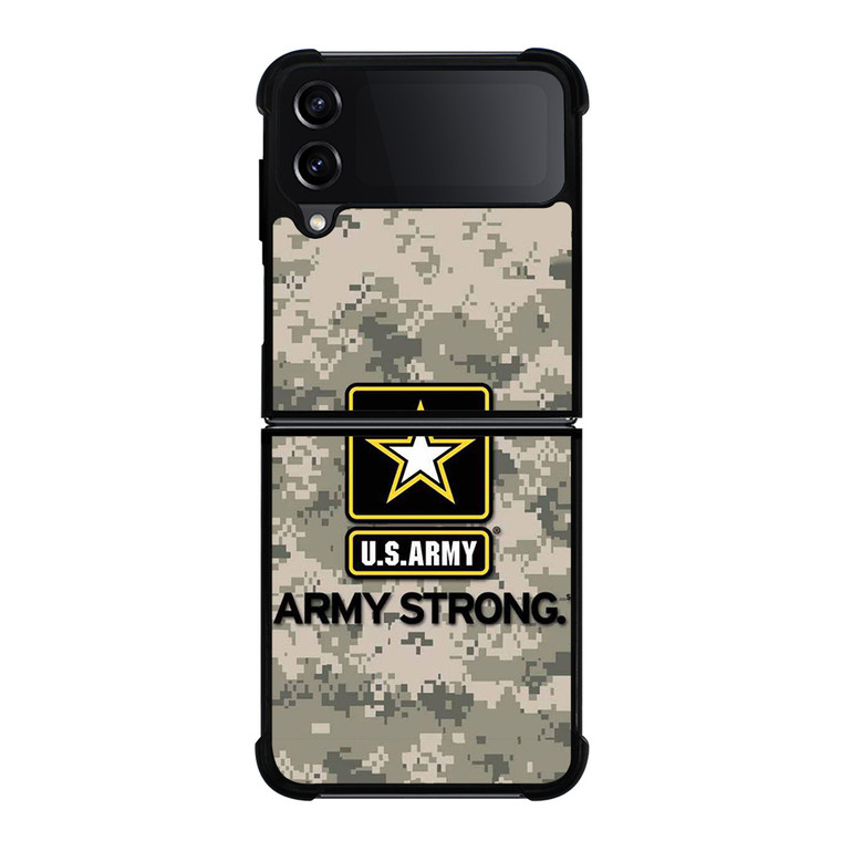US ARMY ARMY STRONG CAMO Samsung Galaxy Z Flip 4 Case Cover US ARMY ARMY STRONG CAMO Samsung Galaxy Z Flip 4 Case Cover