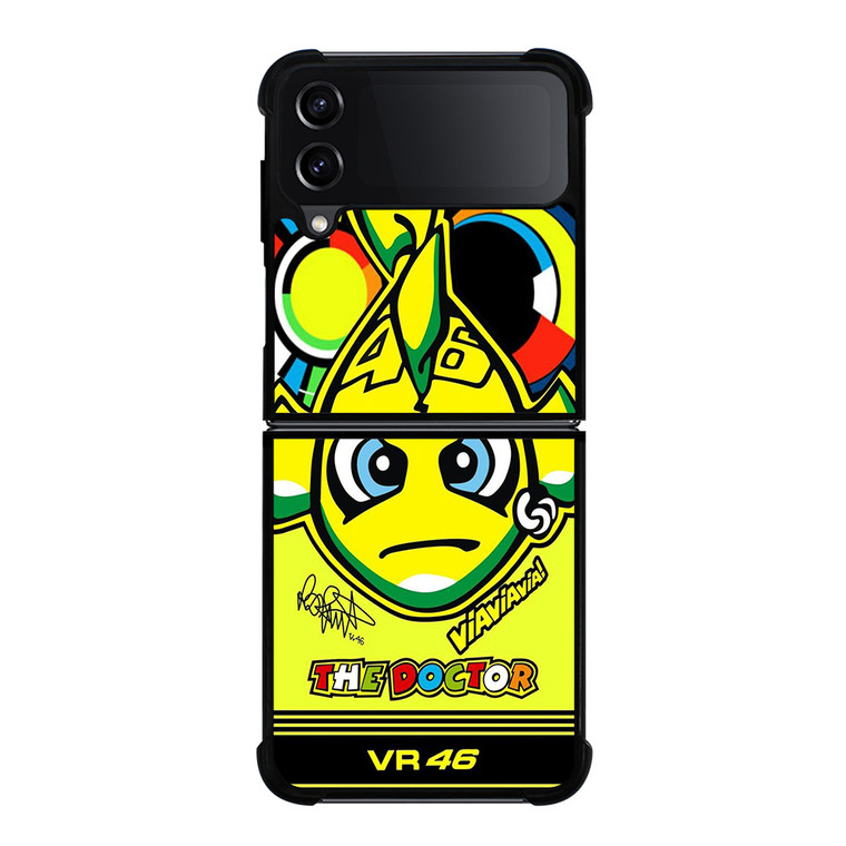 VALENTINO ROSSI 46 MOTOR GP Samsung Galaxy Z Flip 4 Case Cover VALENTINO ROSSI 46 MOTOR GP Samsung Galaxy Z Flip 4 Case Cover