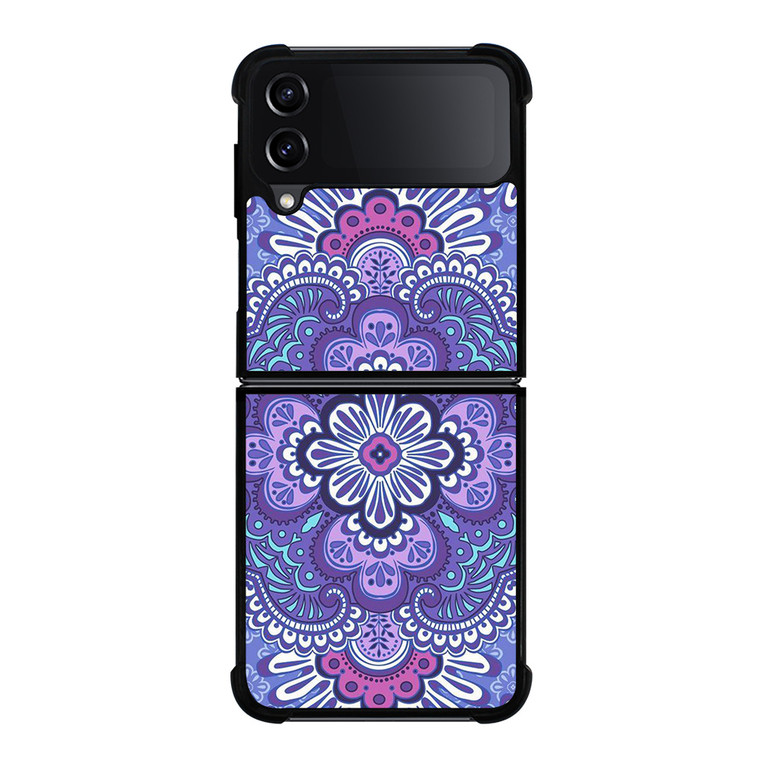 VERA BRADLEY LILAC TAPESTRY Samsung Galaxy Z Flip 4 Case Cover VERA BRADLEY LILAC TAPESTRY Samsung Galaxy Z Flip 4 Case Cover