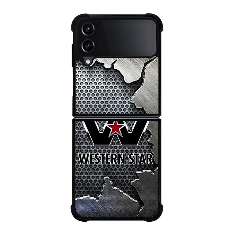 WESTERN STAR METAL LOGO Samsung Galaxy Z Flip 4 Case Cover WESTERN STAR METAL LOGO Samsung Galaxy Z Flip 4 Case Cover