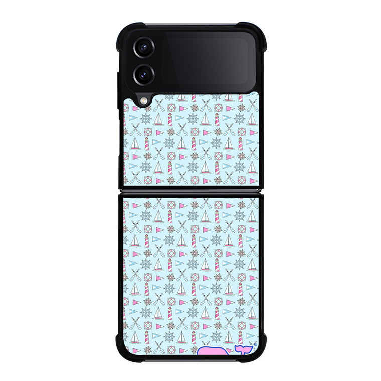 WHALE KATE SPADE PATTERN Samsung Galaxy Z Flip 4 Case Cover WHALE KATE SPADE PATTERN Samsung Galaxy Z Flip 4 Case Cover