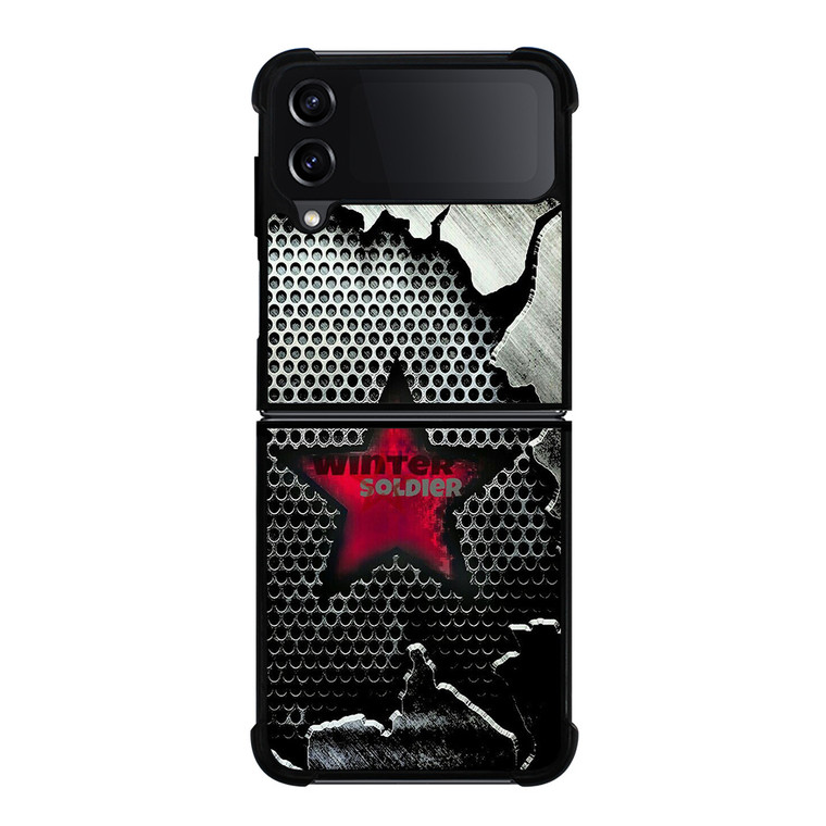WINTER SOLDIER LOGO MARVEL Samsung Galaxy Z Flip 4 Case Cover WINTER SOLDIER LOGO MARVEL Samsung Galaxy Z Flip 4 Case Cover